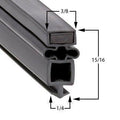 810716 by Strivide® Magnetic Door Gasket Fits TRUE® 810716®- 24 5/8" x 31 3/8"