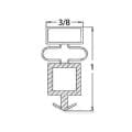 810717 by Strivide® Magnetic Door Gasket Fits TRUE® 810717®- 24 5/16" x 30 9/16"