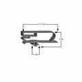 02-14160-2042 by Strivide® Magnetic Door Gasket Fits ANTHONY® 02-14160-2042®- 29 1/16" x 66 9/16"