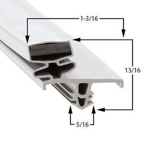 Delfield VRR2S Door Gasket Part - Size 23-3/4 x 61