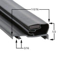 13199-P004 by Strivide® Magnetic Door Gasket Fits ARDCO® 13199-P004®- 30" x 63 1/16"