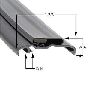 Ardco 30 x 63 1/16 Door Gasket - Size 30 x 63-1/16 Compatible with Ardco 26-3-4x54-3-8