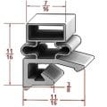 1702003 by Strivide® Magnetic Door Gasket Fits DELFIELD® 1702003®- 20 1/2" x 21 9/16"