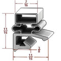 1702003 by Strivide® Magnetic Door Gasket Fits DELFIELD® 1702003®- 20 1/2" x 21 9/16"