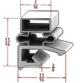 1702003 by Strivide® Magnetic Door Gasket Fits DELFIELD® 1702003®- 20 1/2" x 21 9/16"