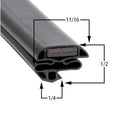 02-14801-0001 by Strivide® Magnetic Door Gasket Fits ANTHONY® 02-14801-0001®- 29 3/4" x 60 9/16"