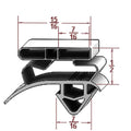 811131 by Strivide® Magnetic Door Gasket Fits TRUE® 811131®- 23 1/4" x 25 3/8"