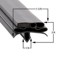 934755 by Strivide® Magnetic Door Gasket Fits TRUE® 934755®- 26 1/4" x 28"