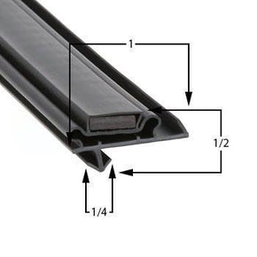 Anthony 28 3/4 x 76 Door Gasket - Size 28-3/4 x 76 Compatible with Anthony 26-1-4x58-1-8