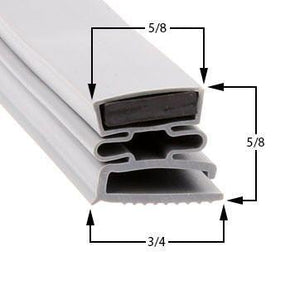 74-1168, 1702146 DELFIELD Magnetic Door Gasket 15 13⁄16" x 21 1⁄4" Compatible with DELFIELD 1702146