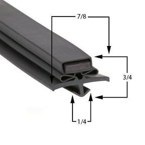 810770 by Strivide® Magnetic Door Gasket Fits TRUE® 810770®- 30" x 68 1/8"