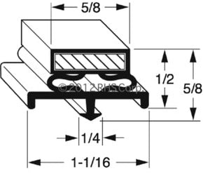 60-100, 341-09503-00 , TRAULSEN, GASKET, 21-1/2X59-1/2 Compatible with  TRAULSEN  341-09503-00