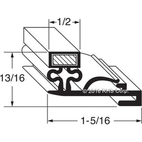 39-072, 4826 , MCCALL, GASKET, 24-1/2" X 60-5/8" -GJ- Compatible with  MCCALL 4826