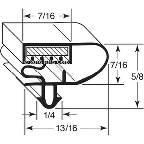 07-204, 604501M0006 , FAGOR, GASKET 23-1/4" X 24-1/4" A/C Compatible with  FAGOR  604501M0006