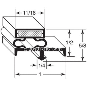 10-656, 511500 , THERMO-KOOL, GASKET, 36" X 81-1/2", 3S Compatible with  THERMO-KOOL 511500