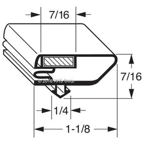 58-662, 02-14799-0009 , ANTHONY, GASKET, 25-3/8" X 64-7/8" O.D. Compatible with  ANTHONY  02-14799-0009