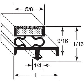 07-557, 2259 , CROWN TONKA, GASKET, 38-1/2" X 77" 3S Compatible with  CROWN TONKA 2259