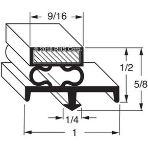 17-270, 1701125 , DELFIELD, GASKET, 12" X 29-3/4" Compatible with  DELFIELD 1701125