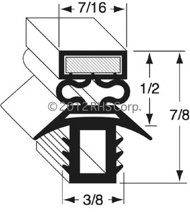 60-253, 341-30515-00 , TRAULSEN, GASKET, 20-5/8 X 23-3/4 Compatible with  TRAULSEN  341-30515-00