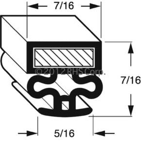 58-430, D163 , ANTHONY, GASKET, 24" X 36" O.D. Compatible with  ANTHONY  D163