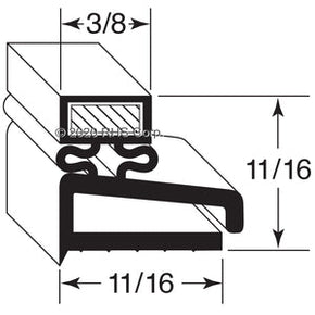 10-257, 430-3 , HOWARD MCCRAY, GASKET, 25-1/2" X 58-1/2" Compatible with  HOWARD MCCRAY  430-3