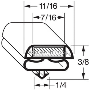 58-135, 02-14799-0008 , ANTHONY, GASKET, 21-1/2 X 73 OD Compatible with  ANTHONY  02-14799-0008