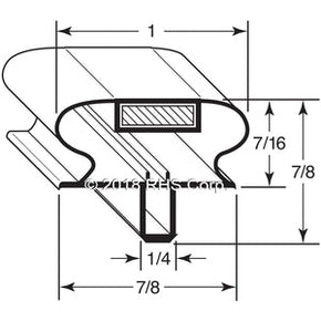 07-310, 2A6996-11 , HOSHIZAKI, GASKET, 21-1/2" X 24-3/4" GRAY Compatible with  HOSHIZAKI  2A6996-11