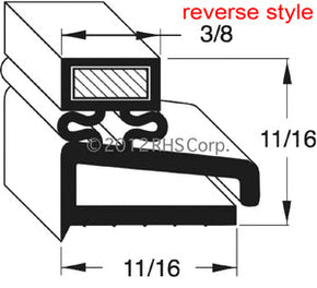 59-101, 5137632 , TYLER, GASKET, 20-3/8" X 60-3/8 SV Compatible with  TYLER 5137632