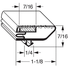 11-283, 75-2816-5 , ZERO ZONE, GASKET, 29-1/4" X 62" -GJ- Compatible with  ZERO ZONE  75-2816-5