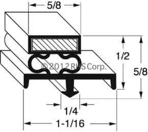 53-251, IN GSK325 , RANDELL, GASKET, 26-1/8" X 58 Compatible with  RANDELL  IN GSK325