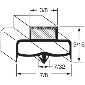 17-427, TBP30037 , DELFIELD, GASKET, 15-3/8" X 18-3/4" -GJ- Compatible with  DELFIELD  TBP30037