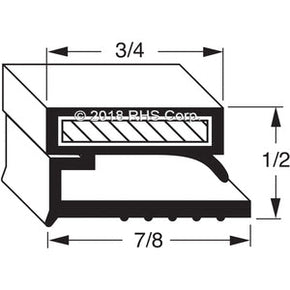 06-135, 016597 , BALLY, GASKET, RELIEF PORT 6-3/4" X 9-5/8" Compatible with  BALLY 16597