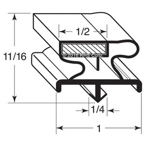 60-834, 341-60290-00 , TRAULSEN, GASKET, 29-1/4 X 73-9/16 SANTO Compatible with  TRAULSEN  341-60290-00