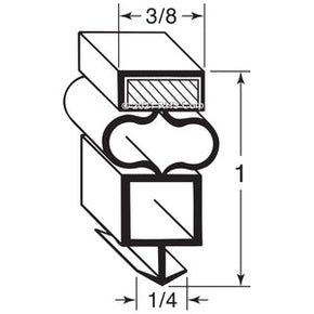 61-468, 810751 , TRUE, GASKET, 25-7/8 X 30-7/8 TALL Compatible with  TRUE 810751