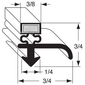 57-256, 10310-53 , SILVER KING, GASKET, 10" X 28-1/2 SNT GJ Compatible with  SILVER KING  10310-53