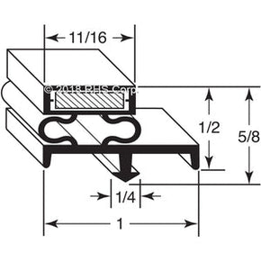 34-061, 44-0918 , KELVINATOR, GASKET, 27-1/4" X 61-5/8" Compatible with  KELVINATOR  44-0918