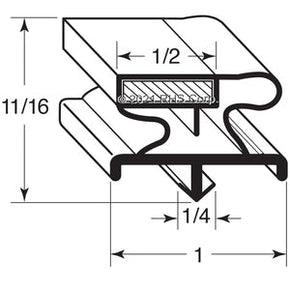 60-764, 341-60276-00 , TRAULSEN, GASKET, 20-3/8" X 29-5/8" GRAY Compatible with  TRAULSEN  341-60276-00