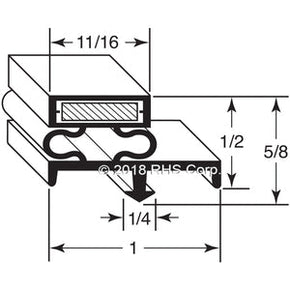 37-038, 19-214001 , MASTER-BILT, GASKET, 16" X 26" Compatible with  MASTER-BILT  19-214001