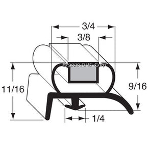 38-021, GA-79-144 , JORDON-FOGEL, GASKET, 22-1/2" X 51-1/2" -SV- Compatible with  JORDON-FOGEL  GA-79-144