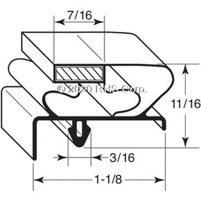 15-111, 325272H01 , THERMO FISHER SCIENTIFIC, GASKET, 26-5/16" X 60-1/4" Compatible with  THERMO FISHER SCIENTIFIC  325272H01