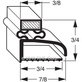 10-174, 014 , LA ROSA, GASKET, MAG 23-5/8" X 24-1/2" Compatible with  LA ROSA 14