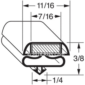 15-121, 301472H01 , THERMO FISHER SCIENTIFIC, GASKET, 26-3/4" X 60-3/4" O.D. Compatible with  THERMO FISHER SCIENTIFIC  301472H01