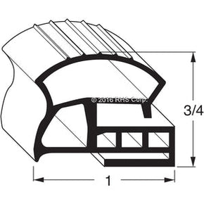 28-088, 28-088 , GLENCO, GASKET, 25-3/4" X 60-1/8" -SV- Compatible with  GLENCO  28-088