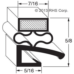 32-236, 280834-1 , HOBART, GASKET, 10-1/4" X 24-1/2" Compatible with  HOBART  280834-1