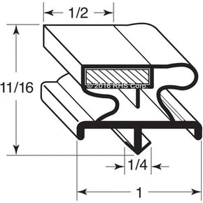 60-792, 341-60278-00 , TRAULSEN, GASKET, 16-3/8" X 25" SANTOPRE Compatible with  TRAULSEN  341-60278-00