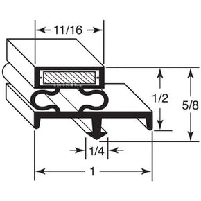 07-324, H-4-39-14 , HOSHIZAKI, GASKET, 24-1/4" X 25-1/4" OD Compatible with  HOSHIZAKI  H-4-39-14