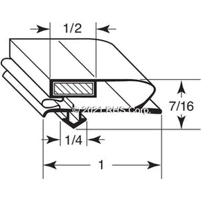 58-510, 02-21804-2001 , ANTHONY, GASKET, 22-7/16" X 60" OD Compatible with  ANTHONY  02-21804-2001