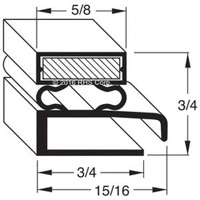 36-020, 1030083 , LEER, GASKET, 27-1/8" X 59" Compatible with  LEER 1030083