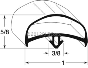 57-054, 62806 , SILVER KING, GASKET, 10 X 18-1/2 COMPRESSIO Compatible with  SILVER KING 62806