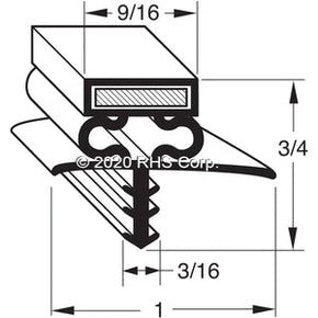 10-587, 1158-JC , IMPERIAL BROWN, GASKET, 59" X 80-5/16", 3S -GJ- Compatible with  IMPERIAL BROWN  1158-JC